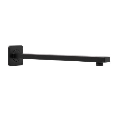 Kit doccia da incasso con soffione 20 cm e set completo nero opaco Lotus