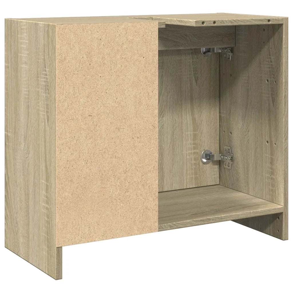 Armoire d'évier chêne sonoma 63x29x55 cm bois d'ingénierie
