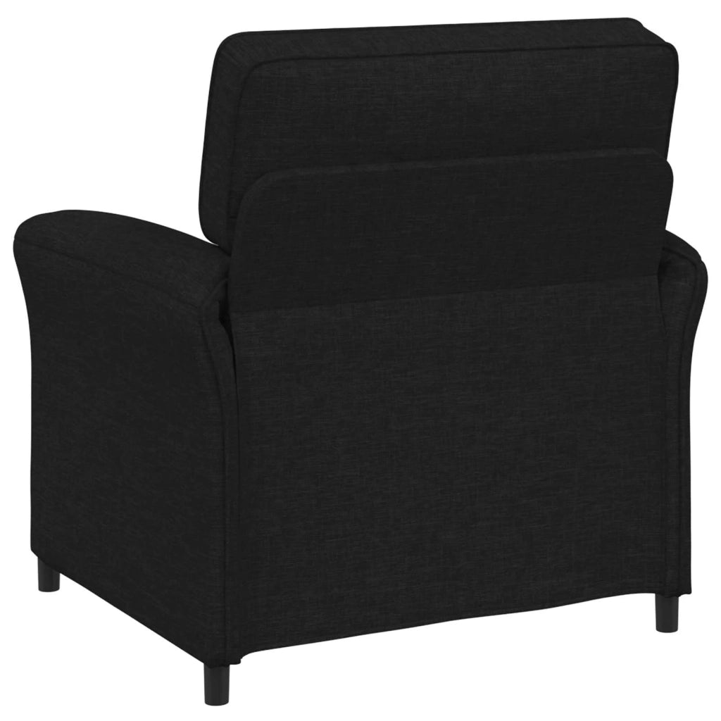 Set di divani 2 pz Nero Tessuto 3424859