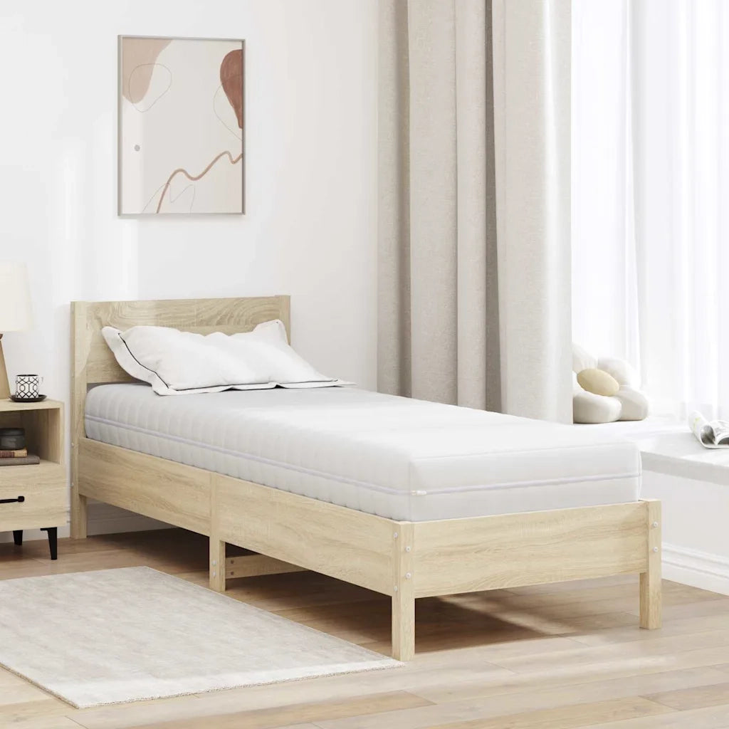 Materasso Bianco 70 x 200 cm Molle Insacchettate