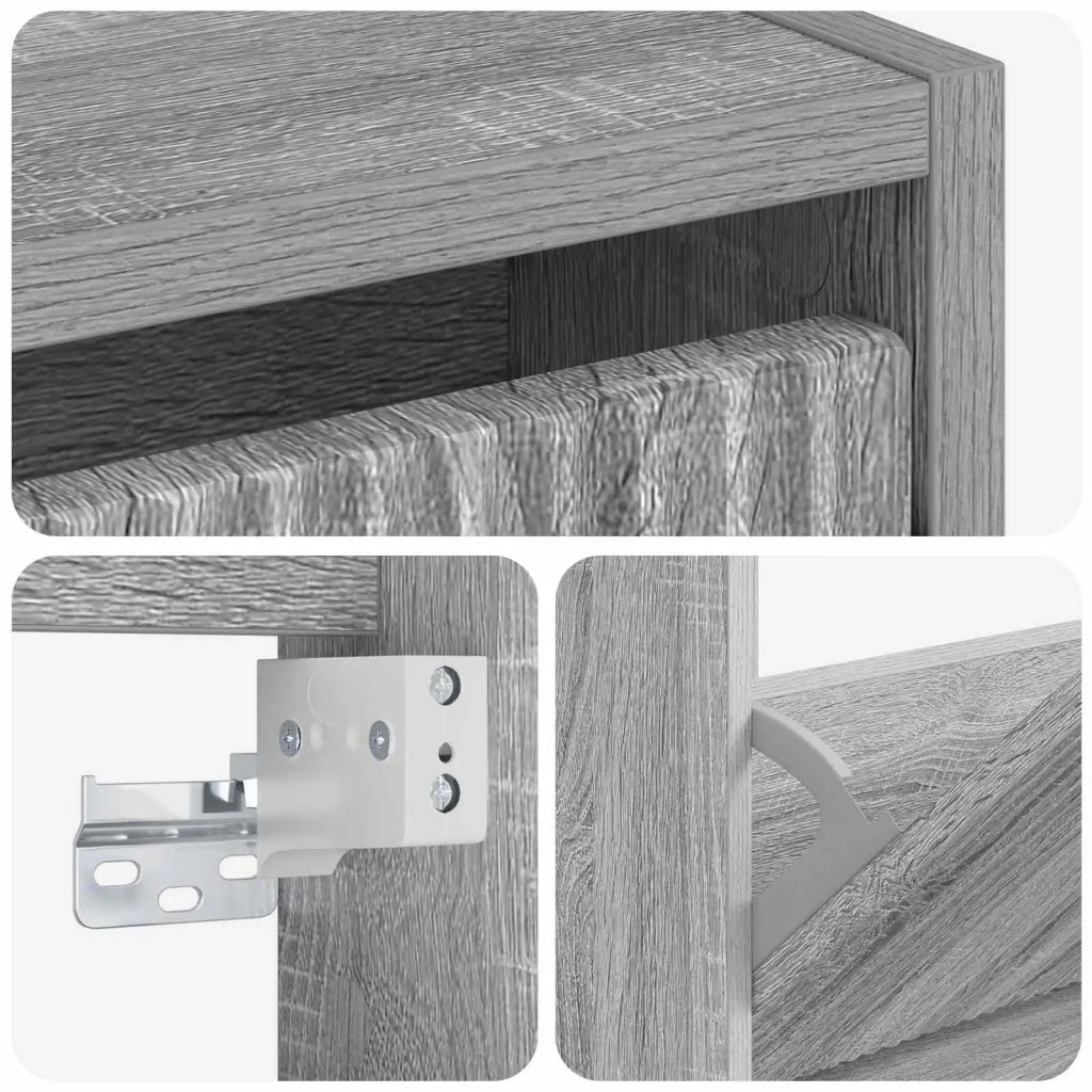 Mobiletto per Scarpe da Muro ARNHEM 71 x 17 x 86 cm 896641
