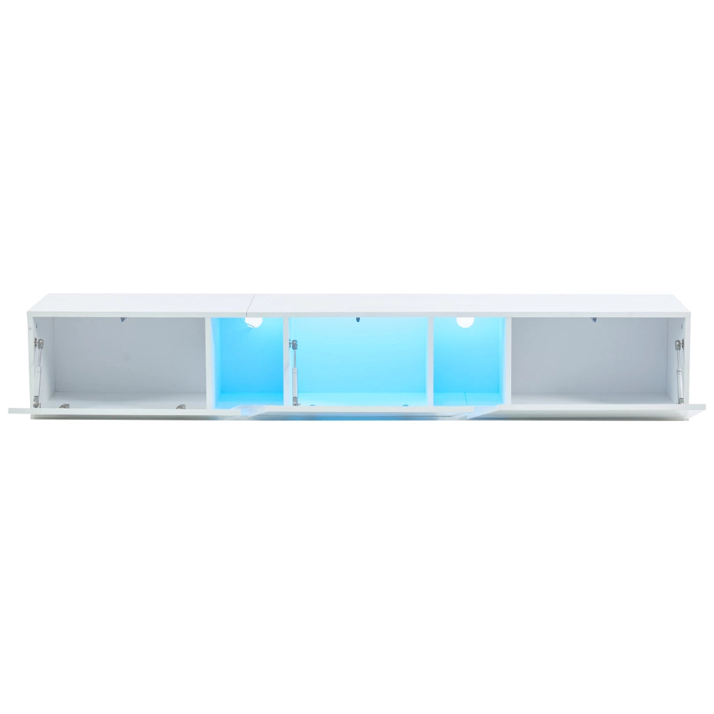 Mobile porta TV sospeso bianco 180 cm