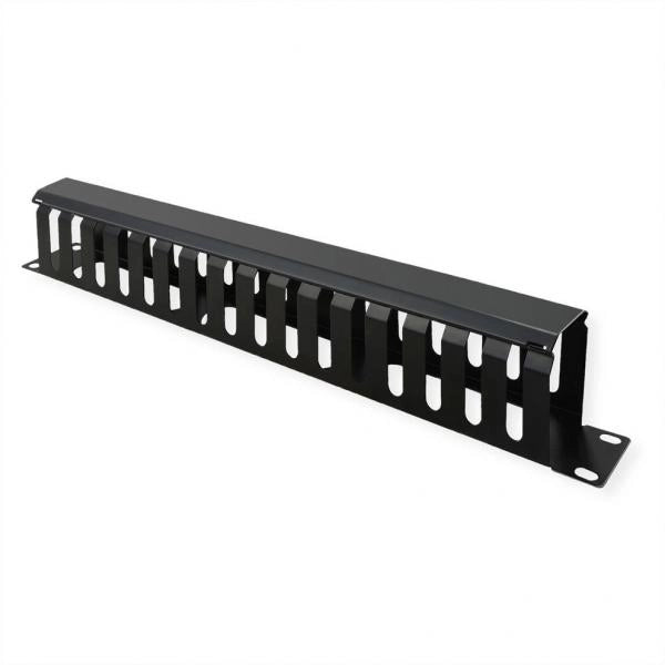 VALUE PIASTRA GESTIONE CAVI, 40X80MM, NERO