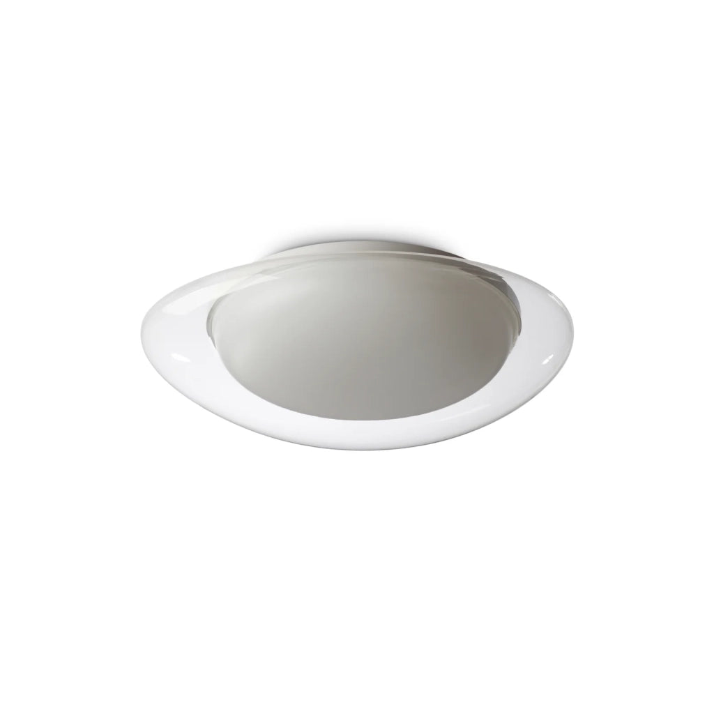 Plafoniera Collezione SQUISH LED 20W Luce Calda 3000K Trasparente Ideal Lux