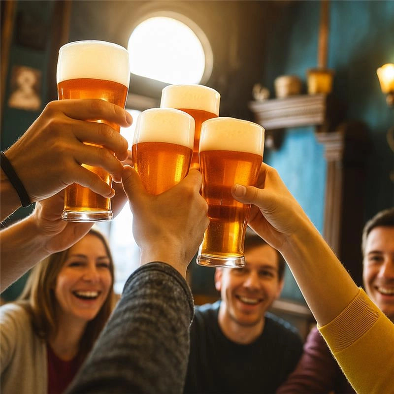 BICCHIERI BIRRA BLONDE SET DA 3 PEZZI CON CAPIENZA 565CC