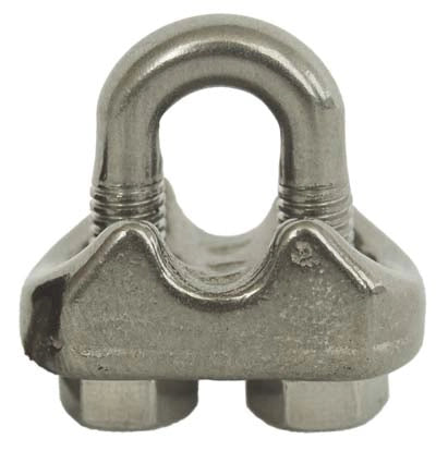 MORSETTO INOX - MM  6- 10 pezzi