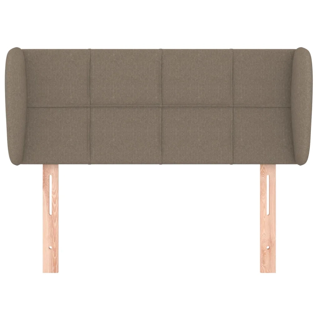 Testiera ad Orecchio Tortora 103x23x78/88 cm in Tessuto 3117138