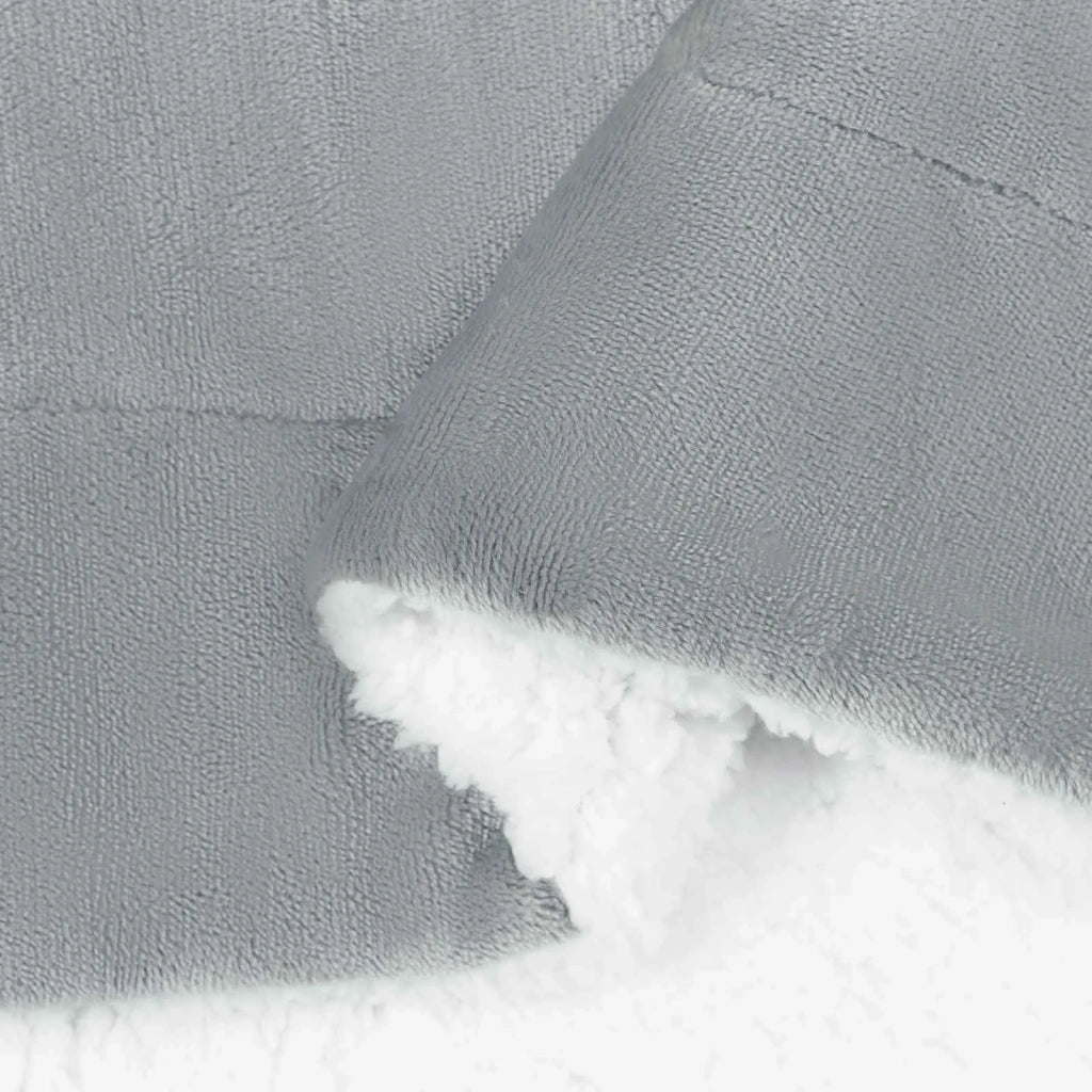 Coperta Grigio 240 x 270 cm Panno 42016988