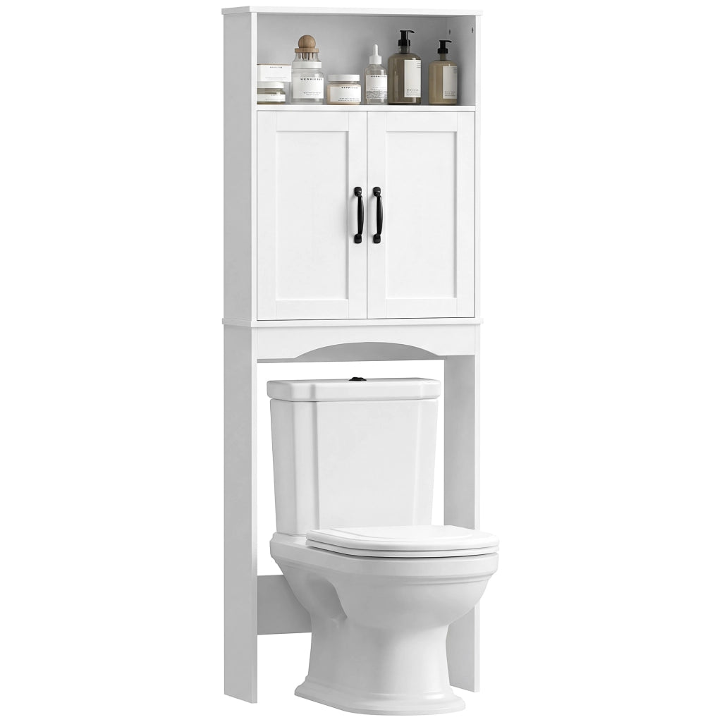 Armadio da Bagno con Ante ¨C Minimal ¨C Bianco 64x21x173,5 cm
