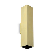 Applique Look 2 Luci Ottone Dimmerabile con Lampadine Incluse Ideal Lux