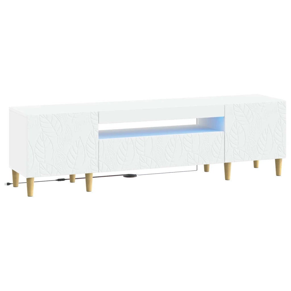 Mobile TV LED DELFT 153 x 35 x 43 cm Bianco 897125