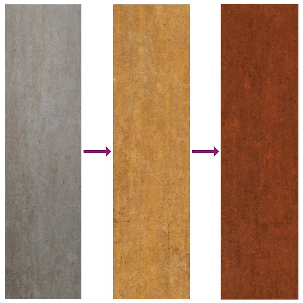 Fioriera 62x40x39 cm Acciaio Corten 821557