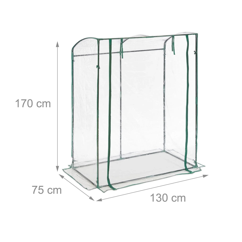 Serra da giardino per pomodori e piante calde 200 x 100 x 100 cm in PVC traslucido 13_0011948