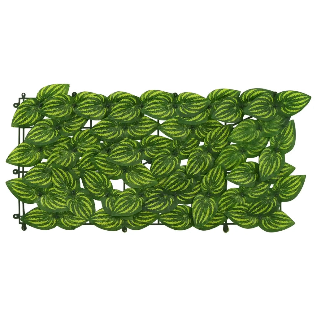 Paravento da Balcone | Schermo per balcone con foglie Verde e Giallo 300 x 75 cm