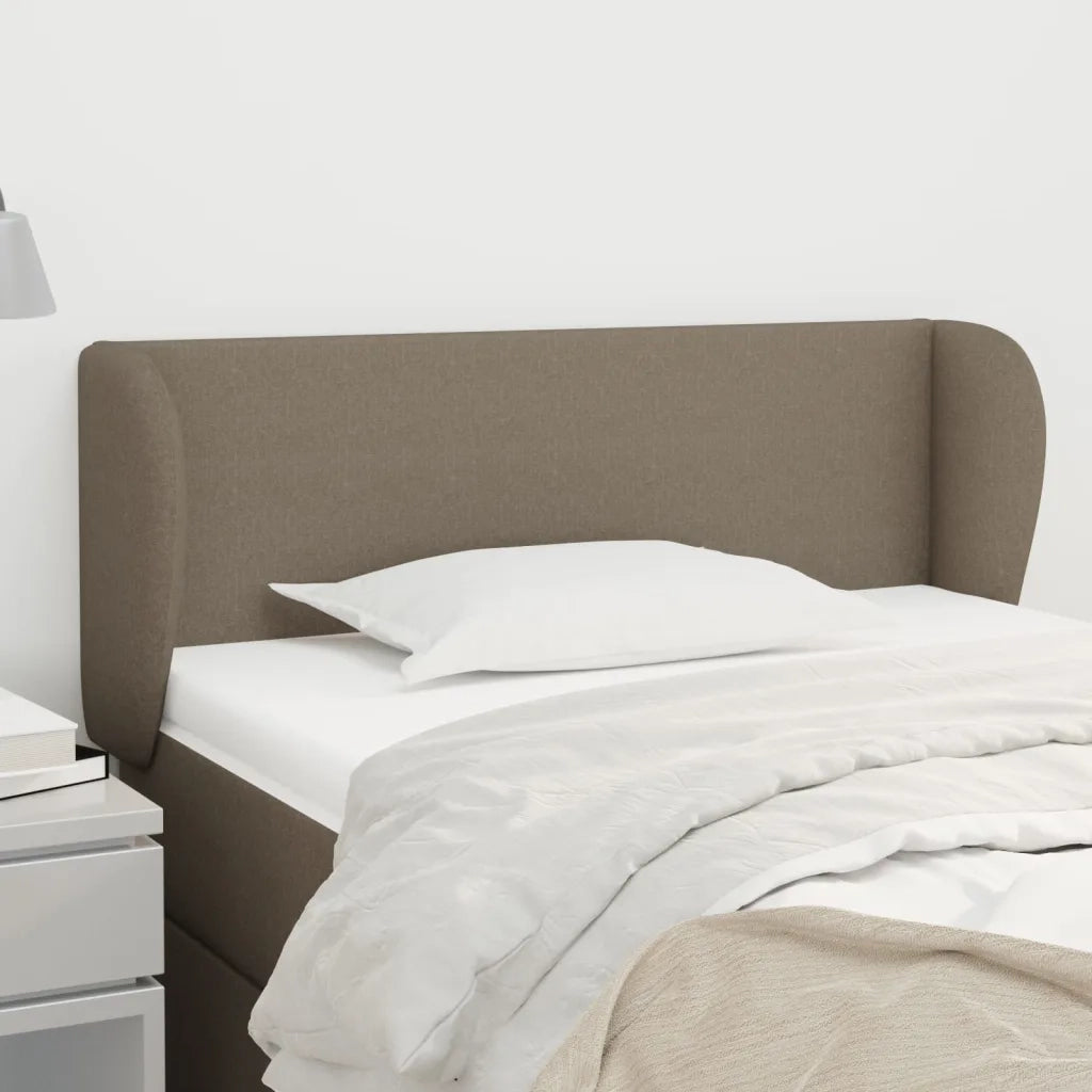 Testiera ad Orecchio-Testata con Orecchie Tortora 83 x 23 x 78/88 cm in Tessuto 798979