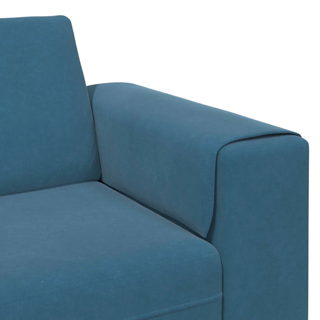 Divano per Soggiorno Blu 250 x 77 x 76 cm 3335090