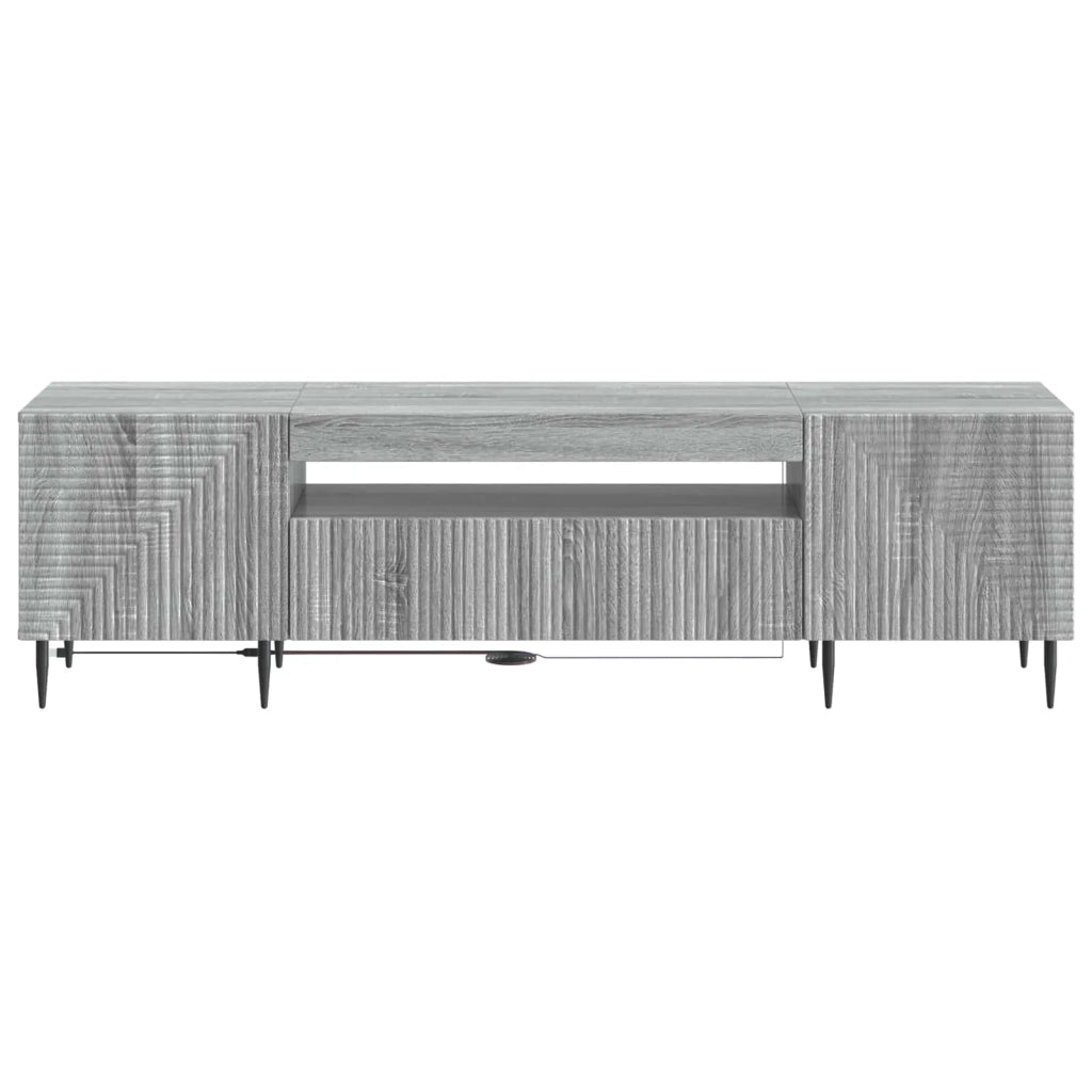 Mobile TV LED HAARLEM 153 x 35 x 43 cm Sonoma grigio 896911