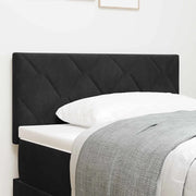 Testiera-Testata-Testiera Decorativa Nero 100 cm Velluto