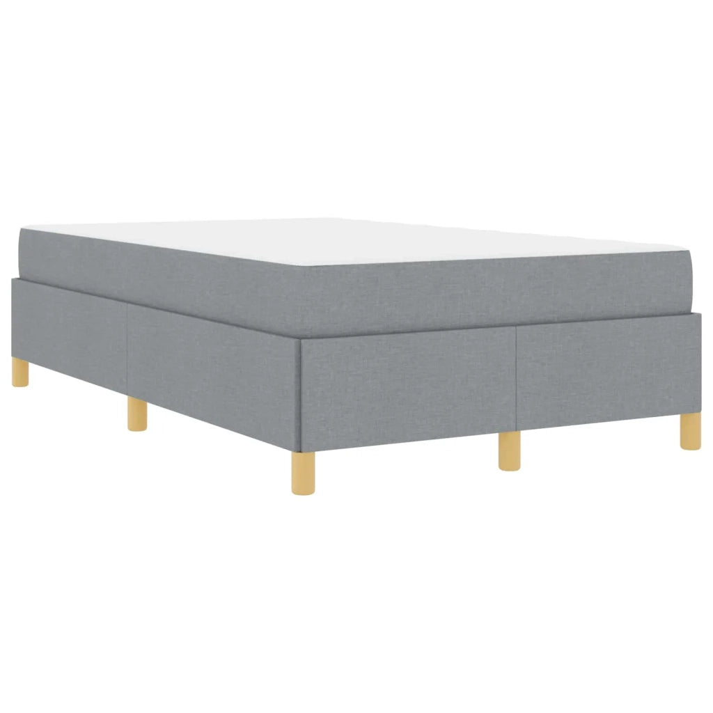 Struttura del letto Grigio chiaro 120 x 200 cm Tessuto