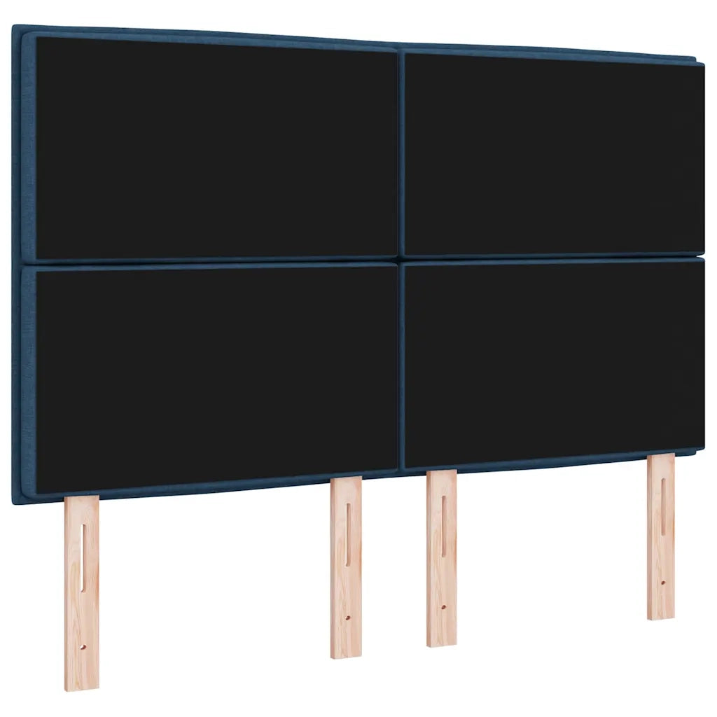 Testiera Blu 144 cm Tessuto 3337690