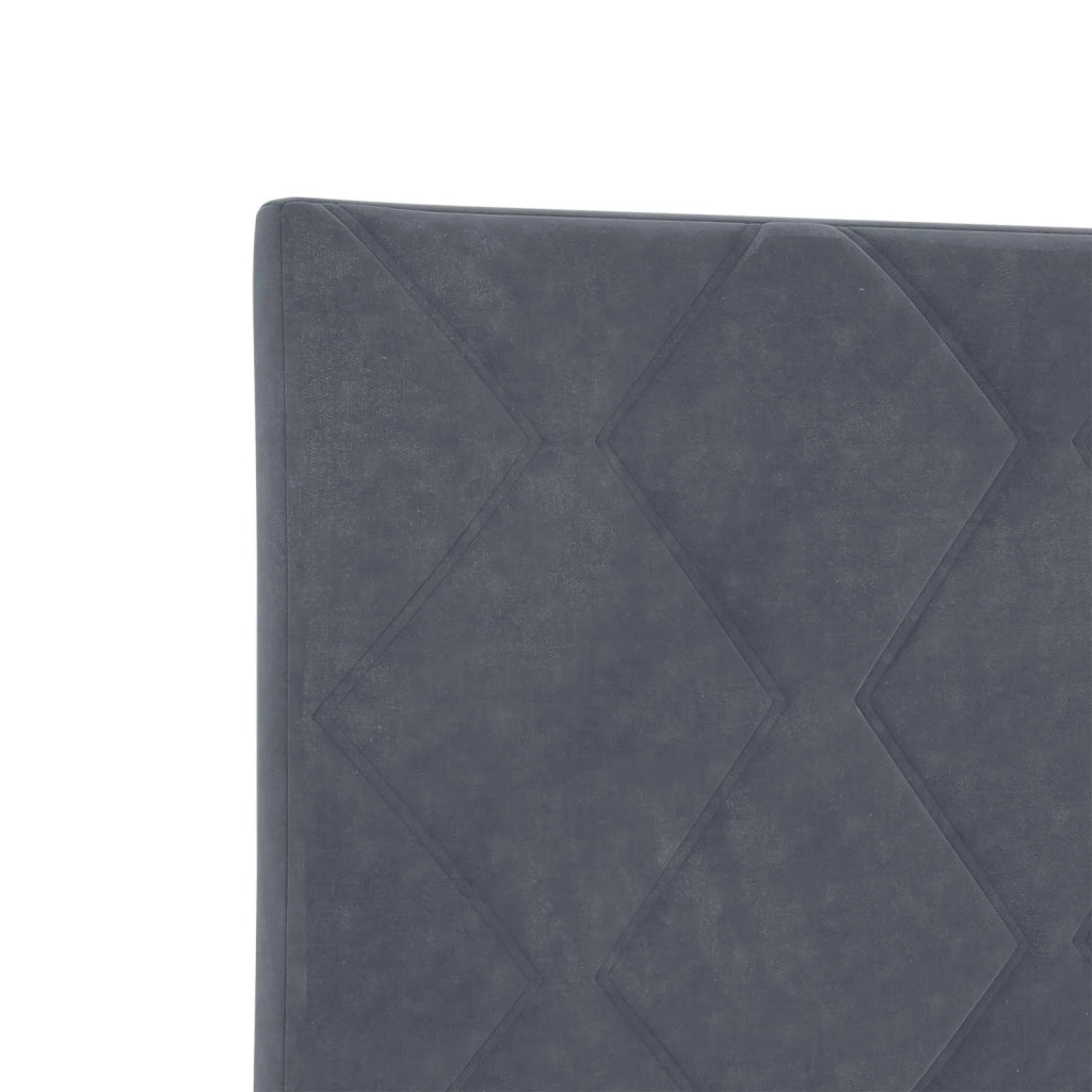 Letto ottomano con materasso Grigio Scuro 90 x 200 cm Velluto 3457768