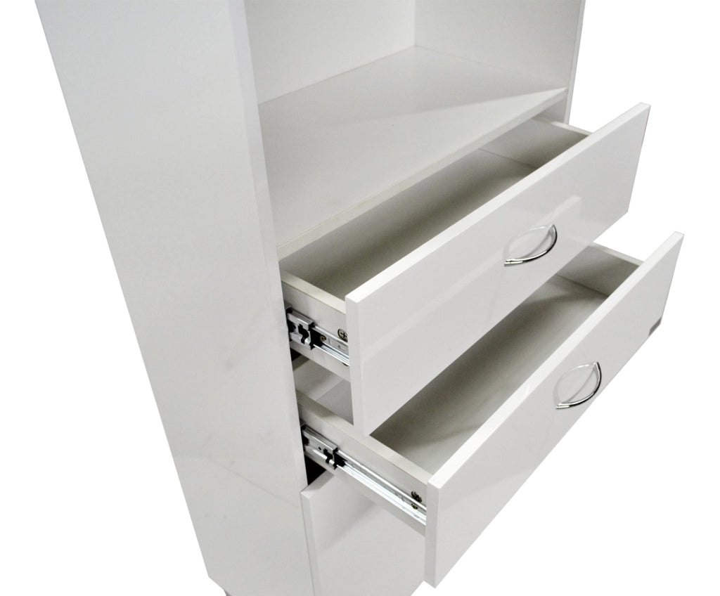Mobile arredo bagno a 4 ante e 2 cassetti, Armadio mod. Oscar CB032B