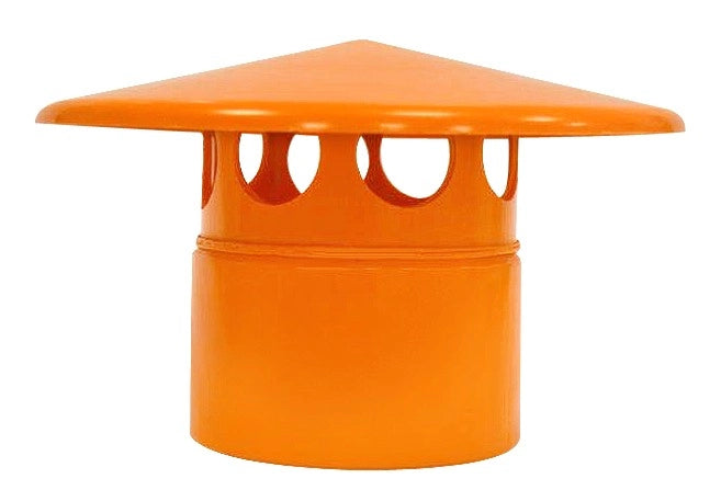 Testa esalatore  in pvc : Colore - Arancio, Diametro - 40