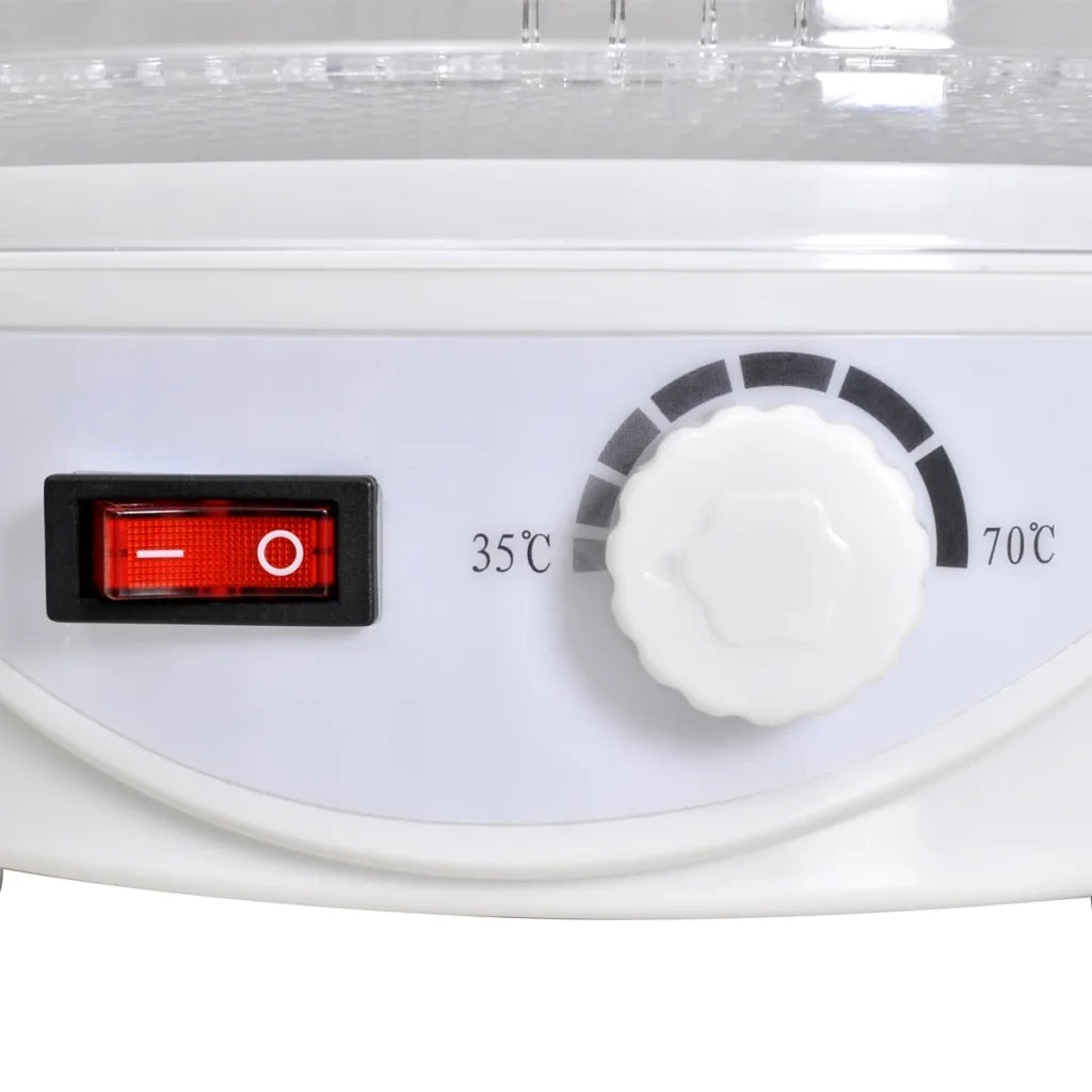 Essiccatore Alimentare Rotondo con 6 Vassoi 250 W 275390