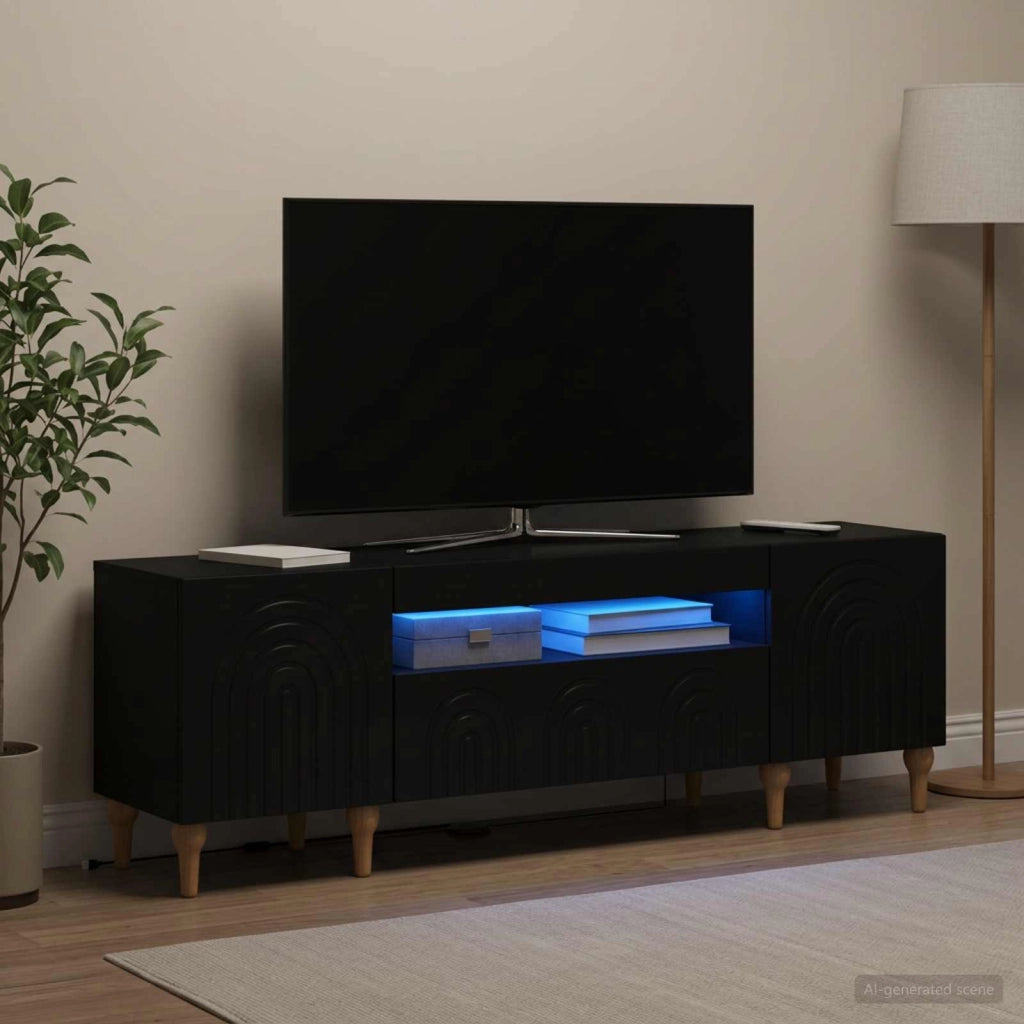 Mobile TV LED ALKMAAR 153 x 35 x 43 cm Nero 896246
