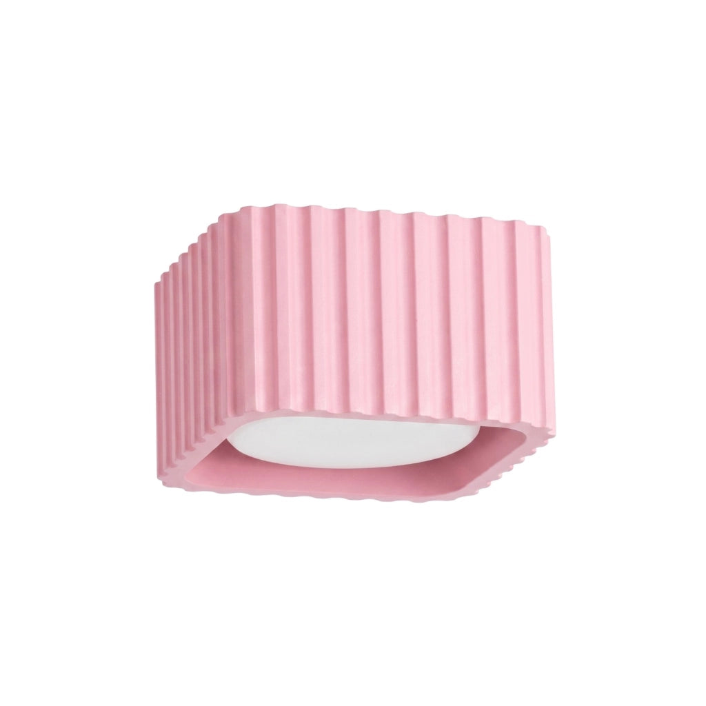 Plafoniera RIFF 1 rosa Gx53