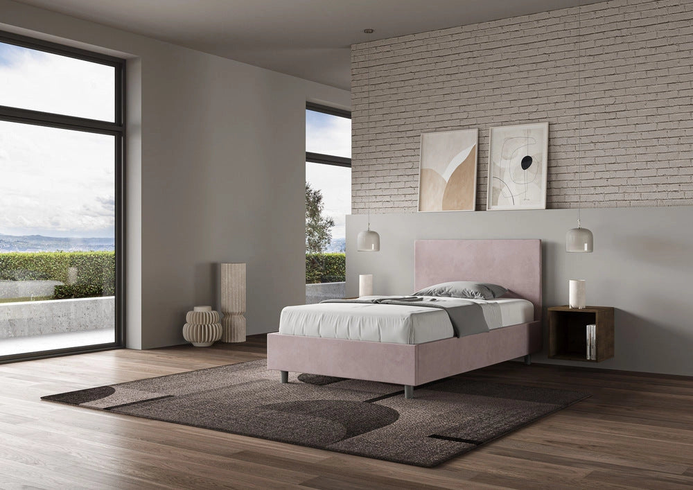 Letto 1 Piazza e Mezzo 120x200 cm Senza Rete Adele Glicine