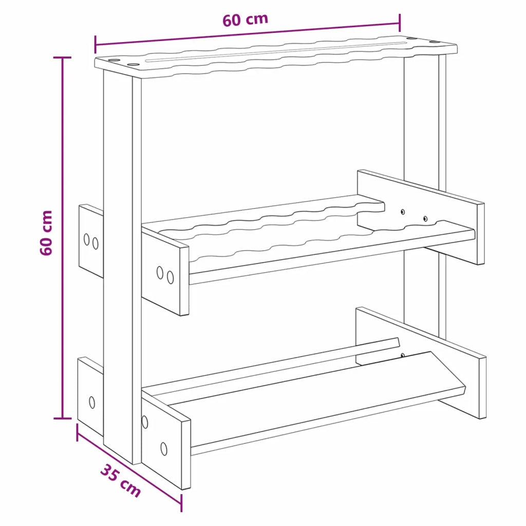 Supporto per stecche da biliardo Legno ingegnerizzato 8006797