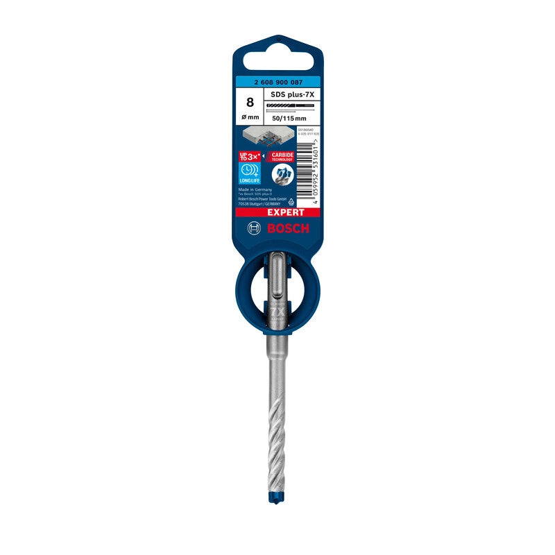 BOSCH-A PUNTA SDS PLUS-7X EXPERT  8X 50/115 MM
