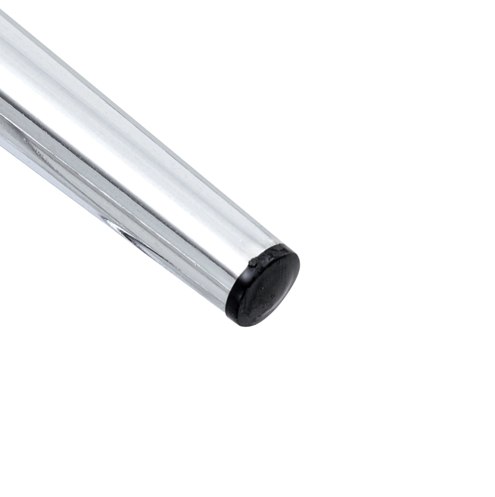 Set di 2 sgabelli da bar trasparenti 51x45x102 cm argento - schienale alto