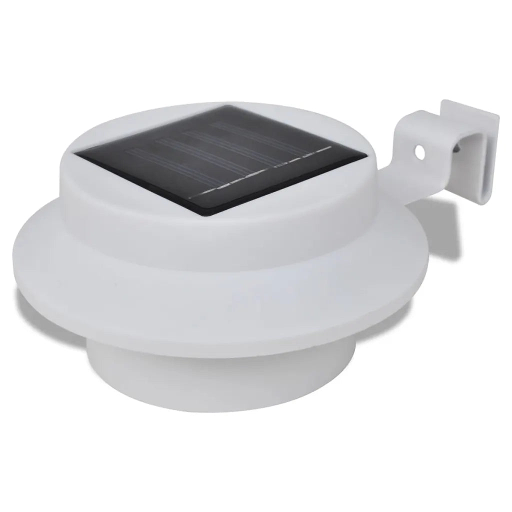 Esterno Lampada solare Set 6 pezzi Recinzione luce bianca 41181