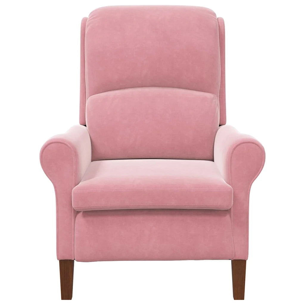 poltrona Rosa 76 x 94 x 102 cm Velluto