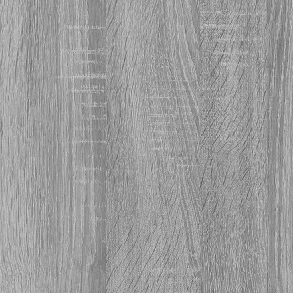 Mobile TV multimediale mensola TV credenza TV sala da pranzo soggiorno camera da letto Sonoma 100 x 33 x 41 cm legno ingegnerizzato e acciaio grigio 02_0028321
