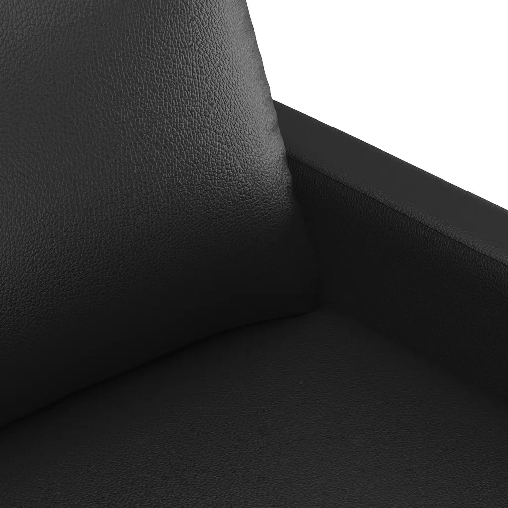 Poltrona | Sedia Relax Nera 60 cm in Similpelle