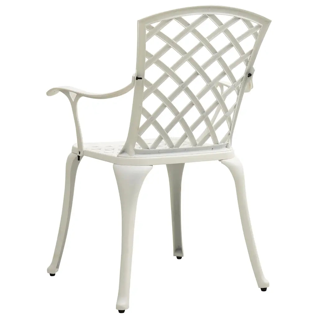 Set da Bistrot 5 pz in Alluminio Pressofuso Bianco 3070609