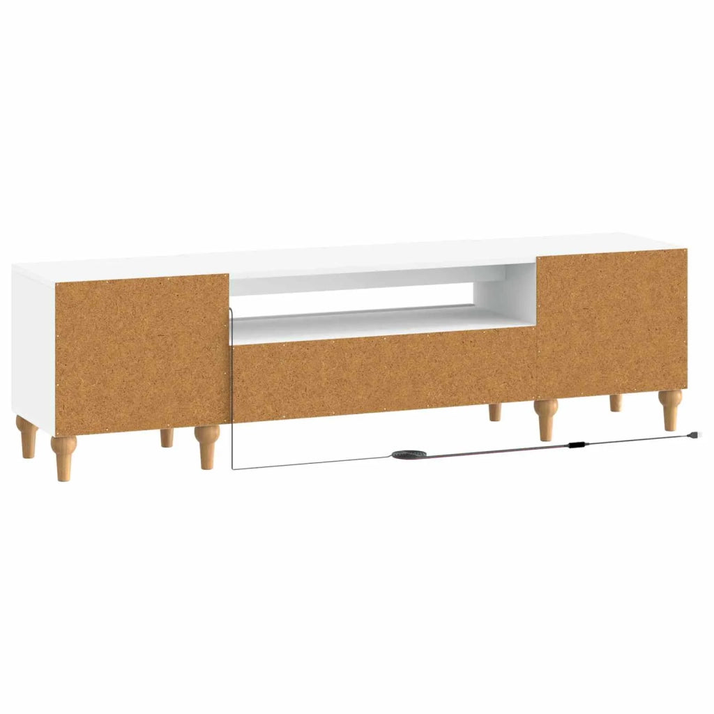 Mobile TV LED ALKMAAR 153 x 35 x 43 cm Bianco 896245