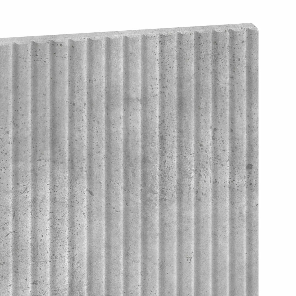 Testiera da Muro HAARLEM Grigio Cemento Legno ingegnerizzato 896928