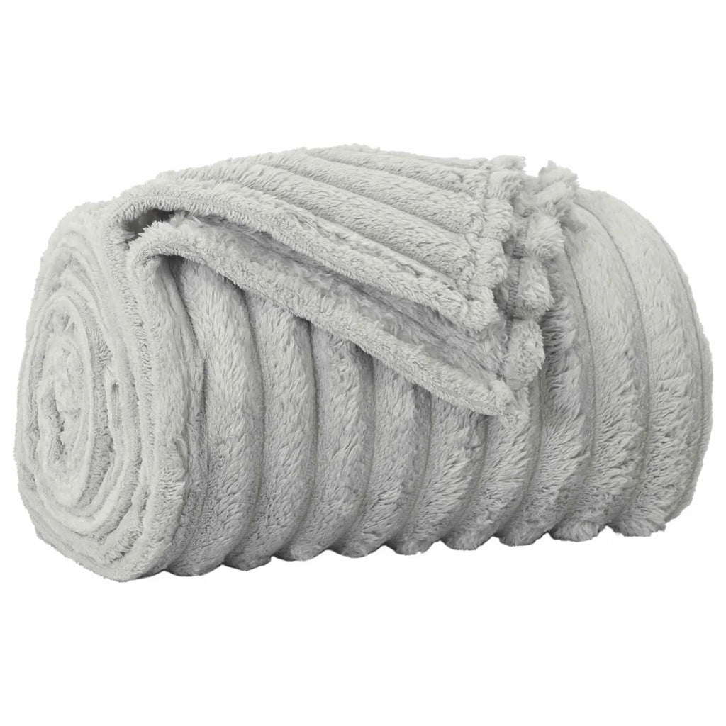 Coperta Grigio 240 x 220 cm Panno