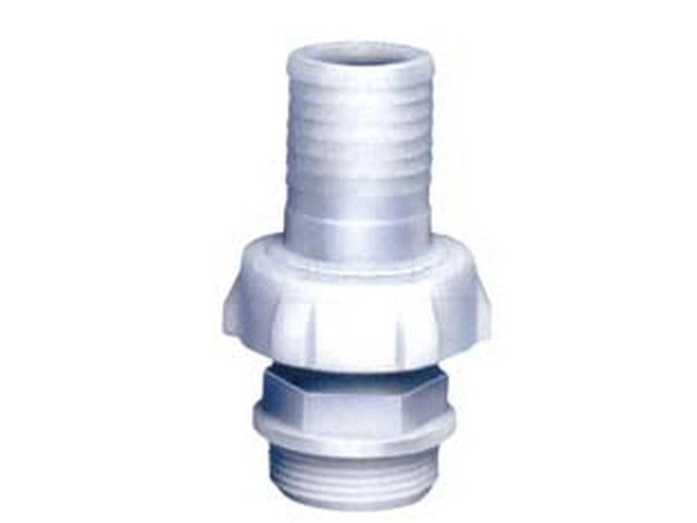 10pz raccordo in nylon dritto portagomma a 3 pezzi per pompe - m 1" x ø mm.30 cod:ferx.fer197267