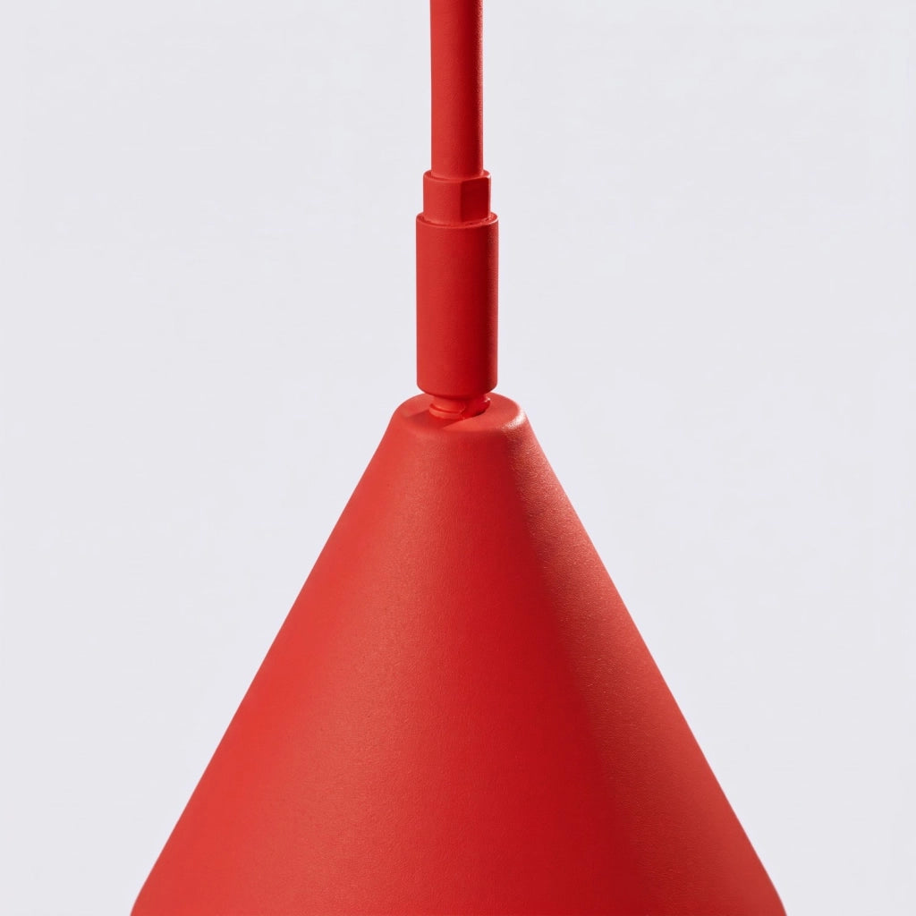 Lampada da terra NOX rosso
