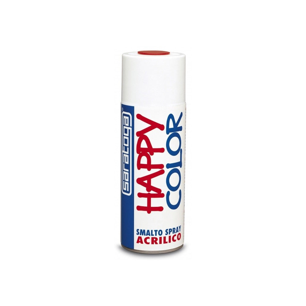 Saratoga bomboletta vernice happy color spray 400ml per legno ferro muro carta, colori disponibili  alluminio lucido -