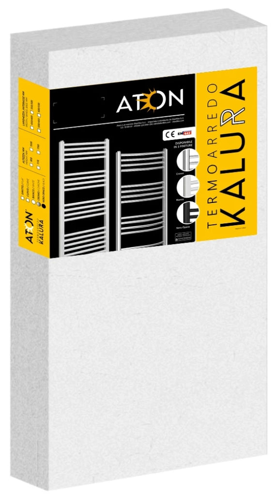 Termoarredo Kalura dritto cromo 176x60 cm