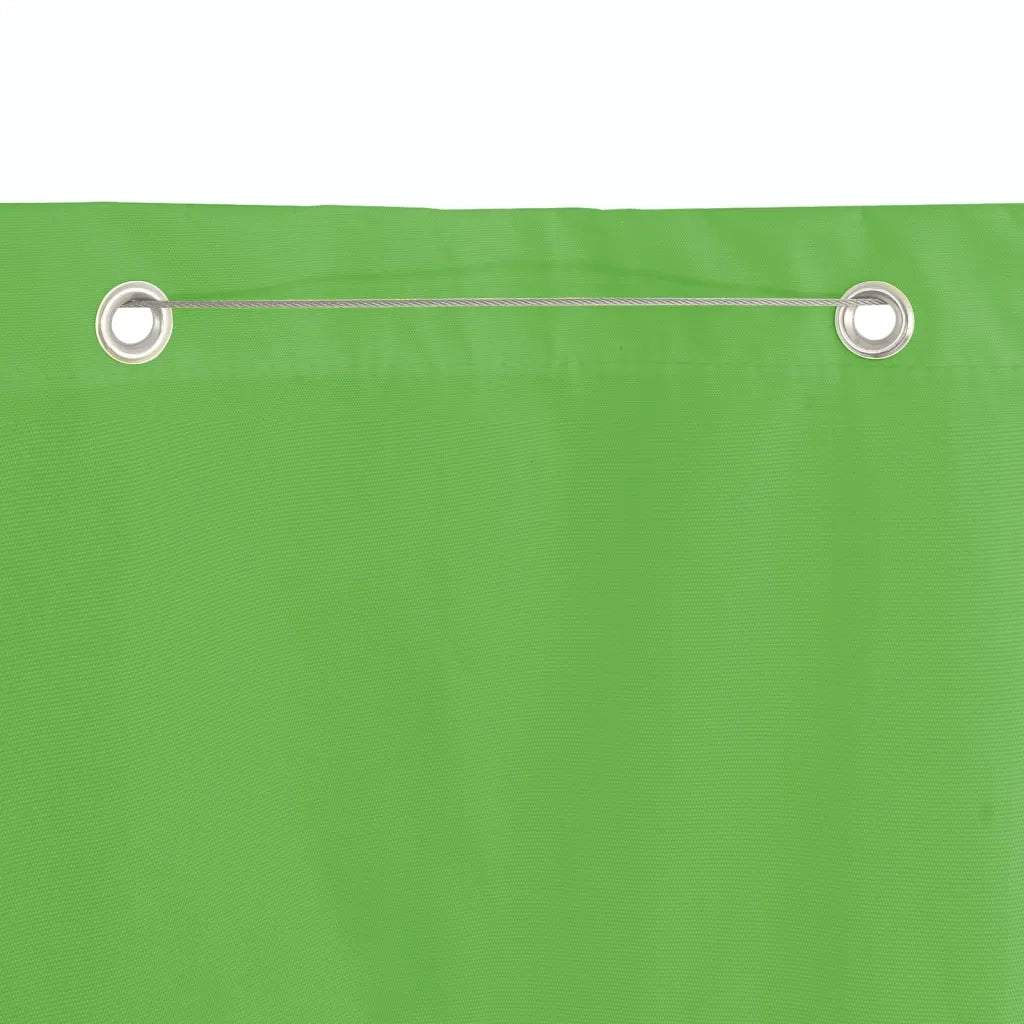 Schermo da balcone | Paravento per Balcone Verde Chiaro 140x240 cm in Tessuto Oxford