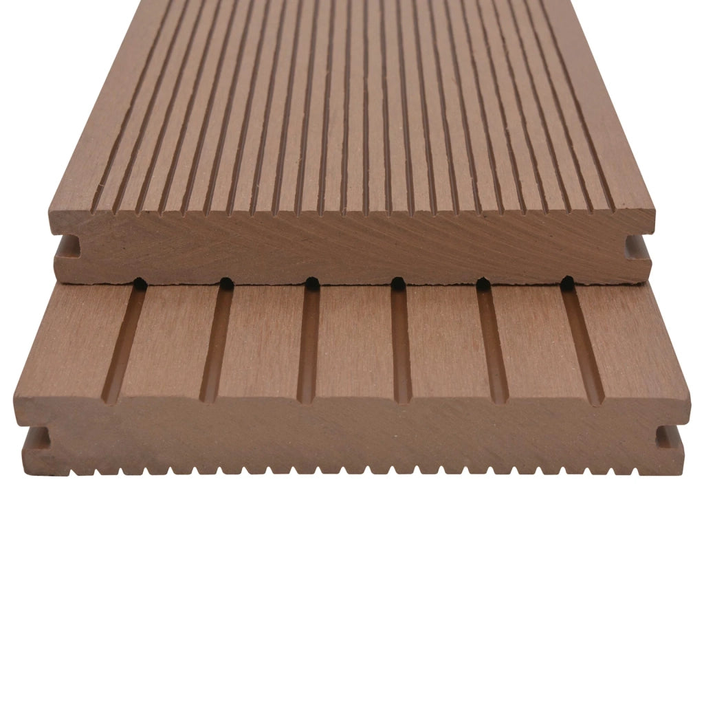 Pavimento da Deck 90 pcs Marrone Chiaro WPC 3444737
