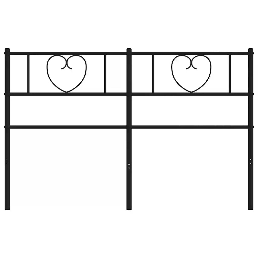 Testiera di Ricambio in Metallo Nero 160 cm 355498