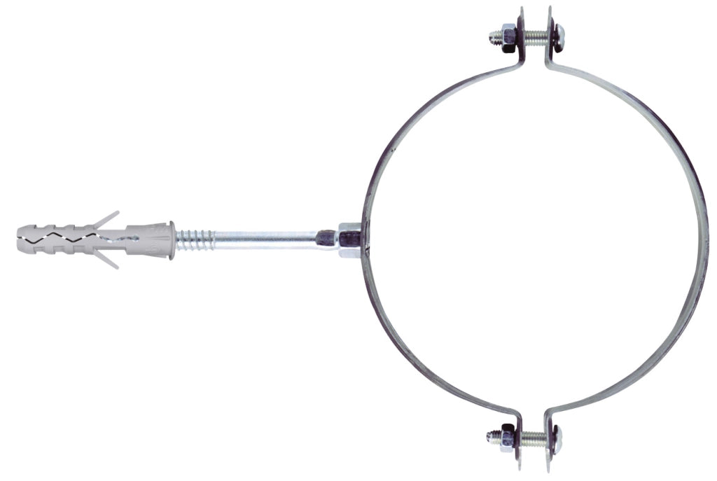 Friulsider COLLARE PER TUBI RAIN 2 PZ.  Zincato Bianco Ø tubo mm.100 25.00 confezioni